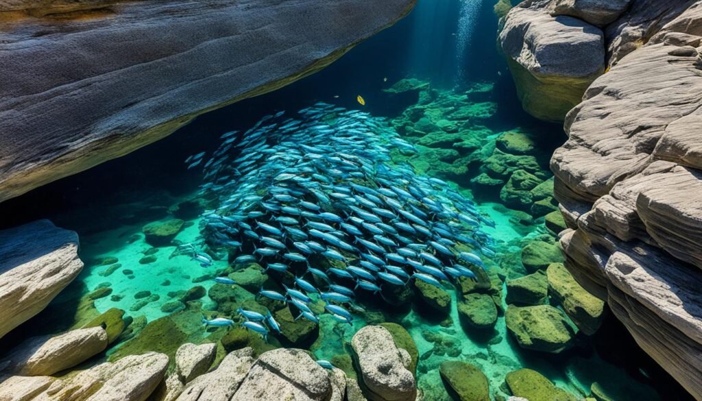 Fish habitat and behavior