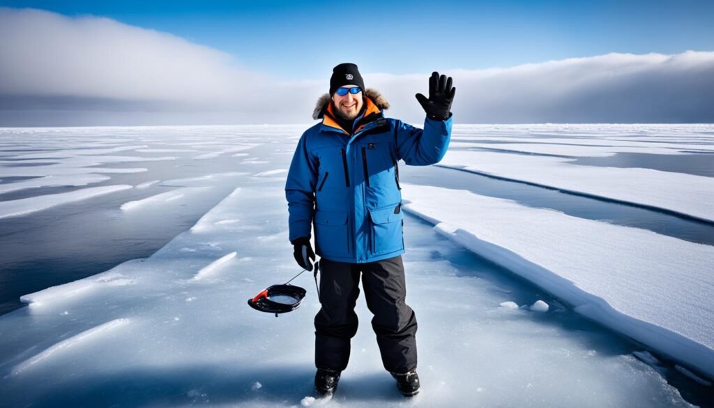 Ice fishing clothing layers