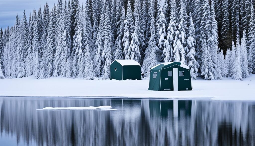 Ice fishing shelter options