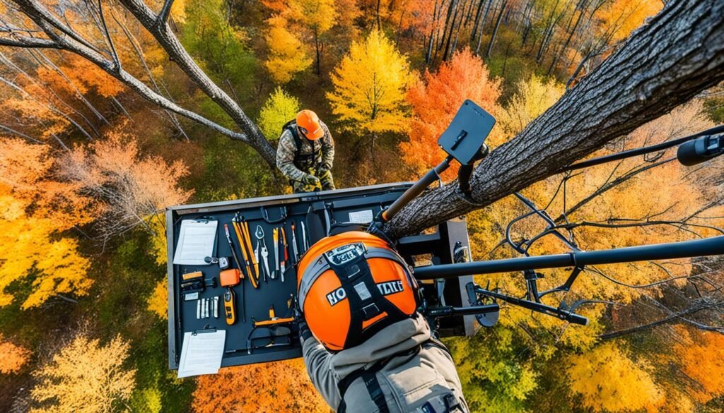 Treestand safety inspection