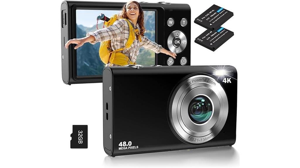 48mp vlogging digital camera