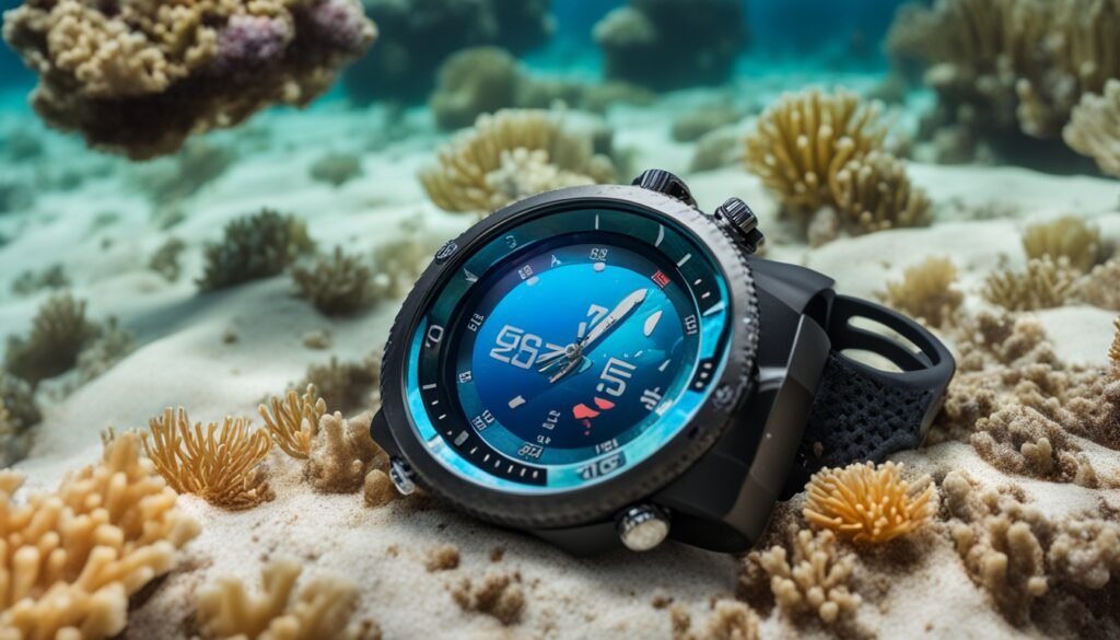 GPS technology in water sports watches