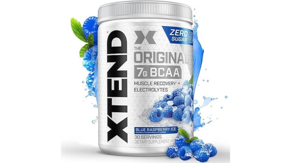 blue raspberry bcaa powder