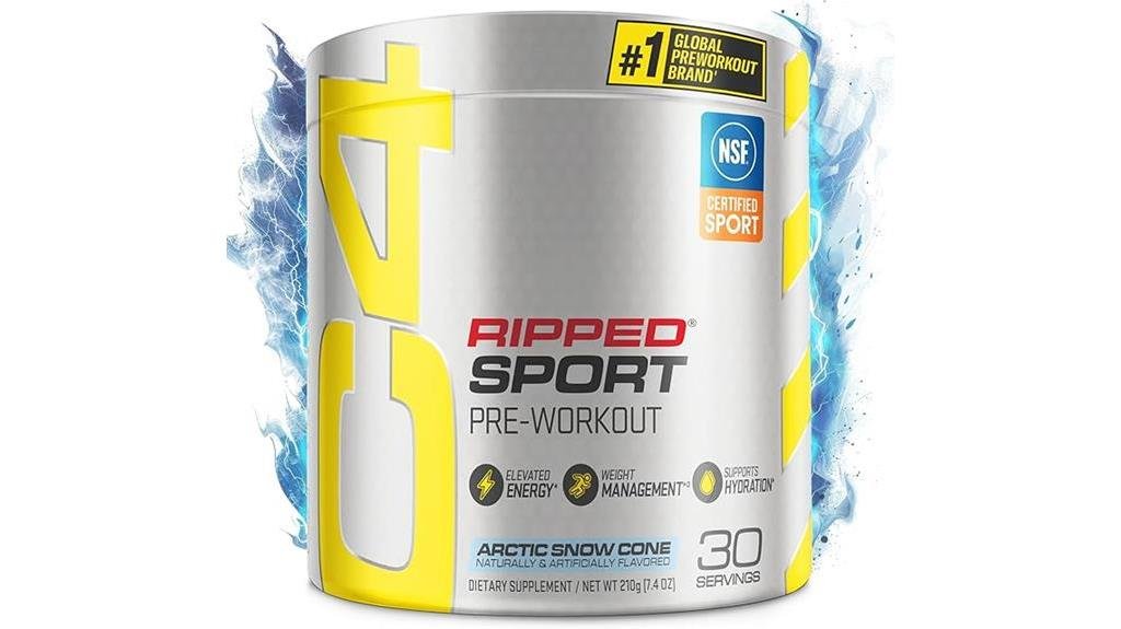 c4 ripped pre workout powder