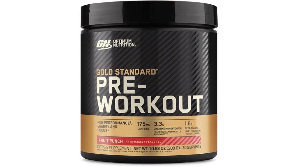 gold standard pre workout supplement