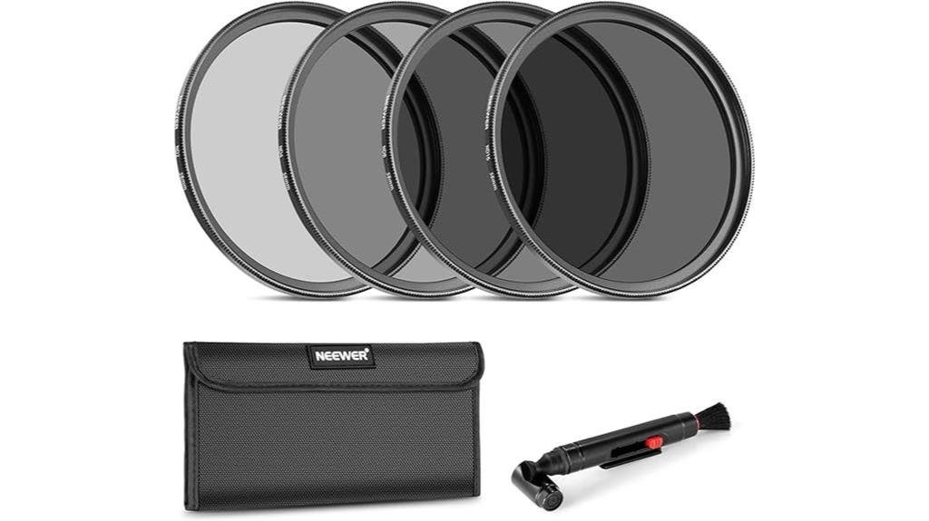 neewer 58mm nd filter kit