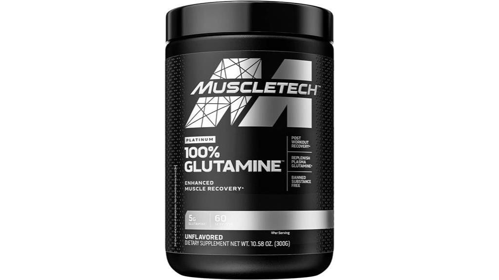 pure l glutamine powder