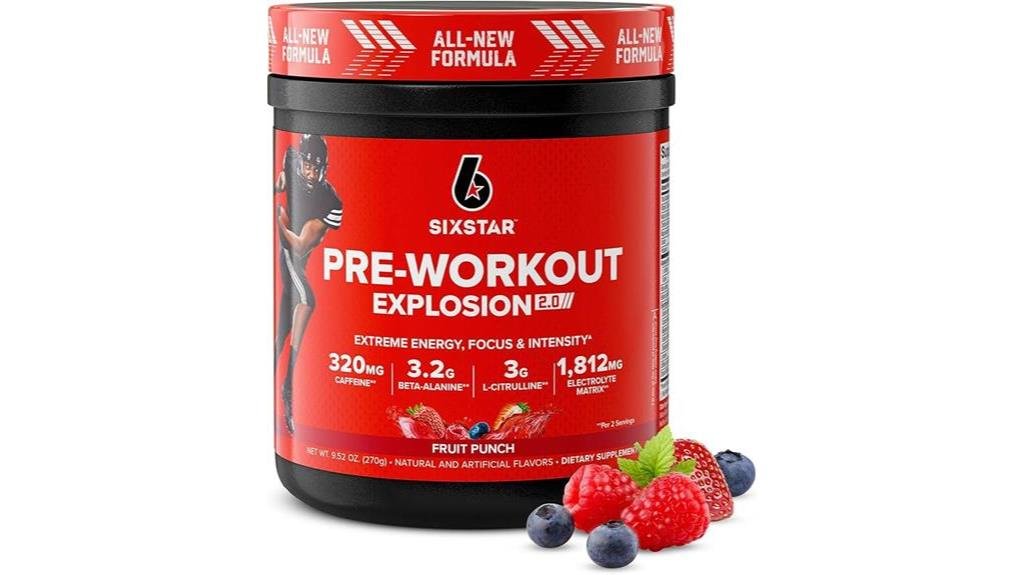 six star pre workout powder
