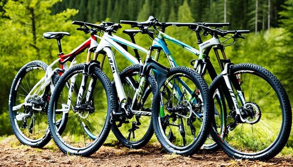 types of mountain bikes