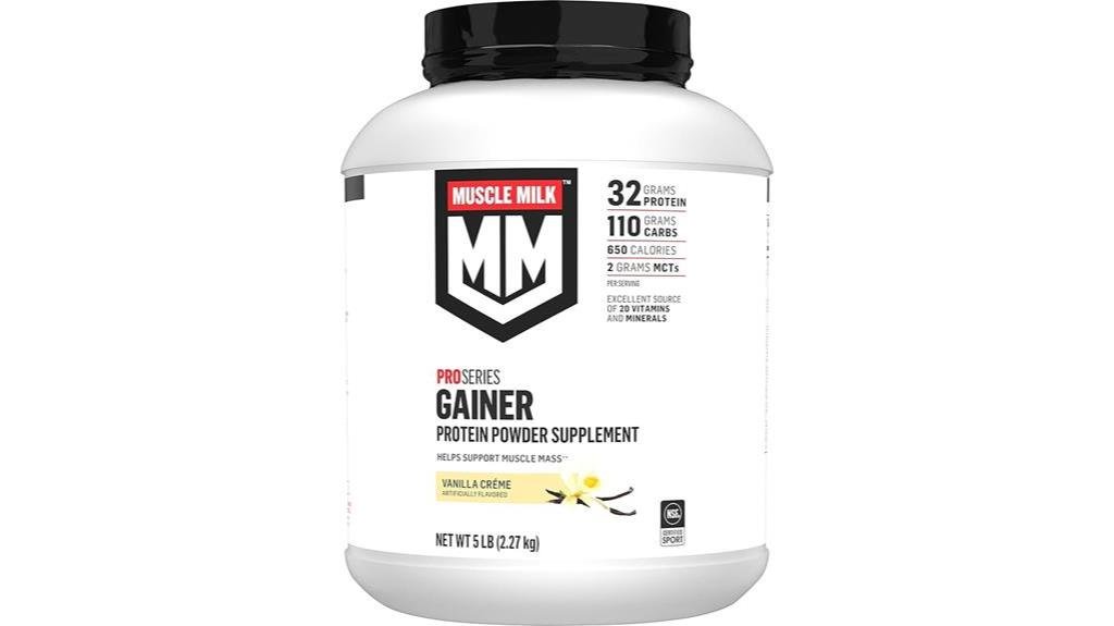 vanilla muscle milk gainer