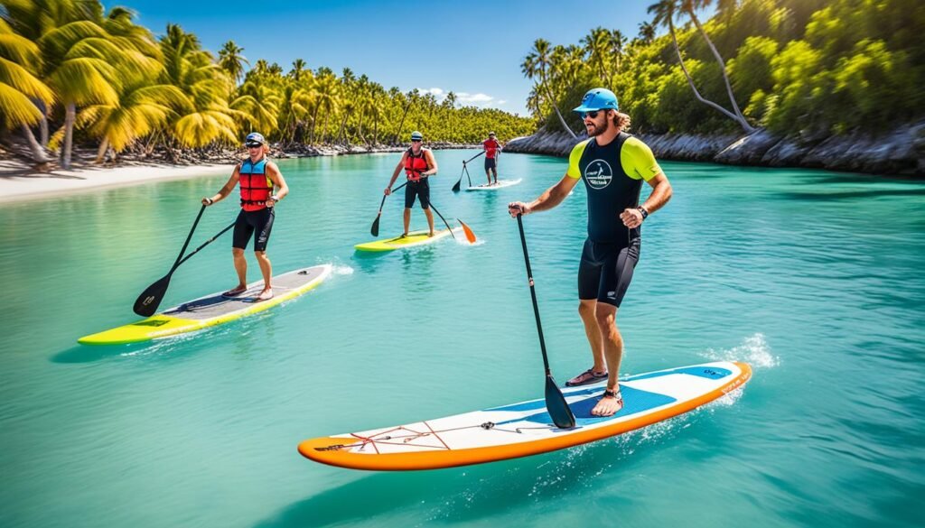 GPS-enabled paddleboards