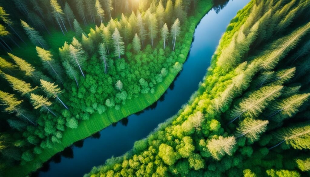 Capturing Breathtaking Natural Landscapes from Above