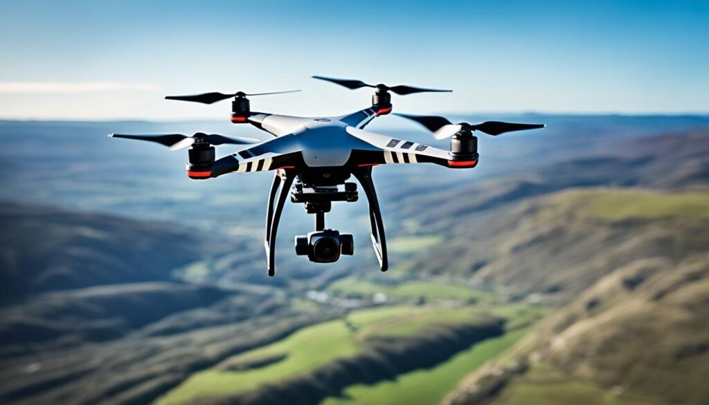 Drone stability in wind
