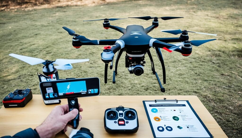 Pre-flight checks for drone photography